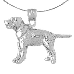 Hundeanhänger aus 10 Karat, 14 Karat oder 18 Karat Gold