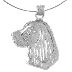 Colgante de Perro de Oro de 10K, 14K o 18K