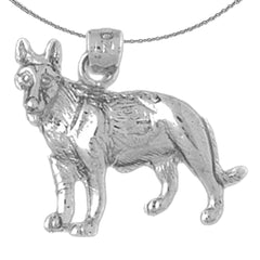 10K, 14K or 18K Gold Dog Pendant