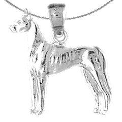 14K or 18K Gold Dog Pendant