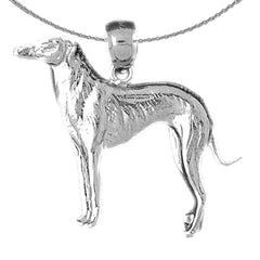 10K, 14K or 18K Gold Dog Pendant