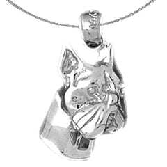 Colgante de Perro de Oro de 10K, 14K o 18K