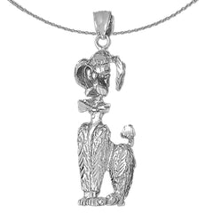 Colgante de perro caniche de oro de 10K, 14K o 18K