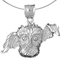 Colgante de Perro de Oro de 10K, 14K o 18K