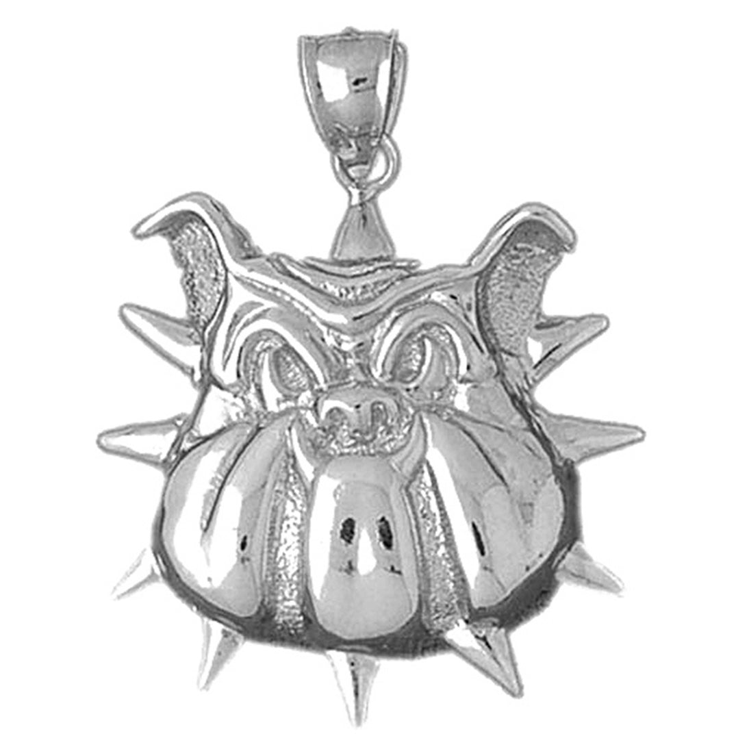 10K, 14K or 18K Gold Bulldog Pendant