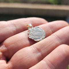 Colgante Bulldog de Oro de 14K o 18K