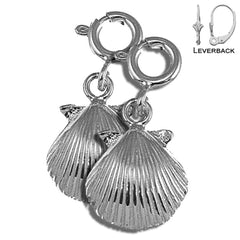 14K or 18K Gold Shell Earrings