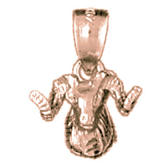 14K or 18K Gold Ram Pendant