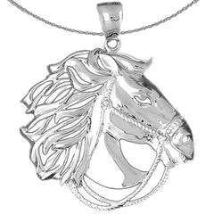 10K, 14K or 18K Gold Horse Pendant