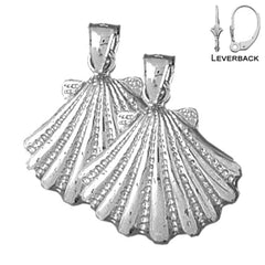 14K or 18K Gold Shell Earrings