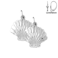 14K or 18K Gold Shell Earrings