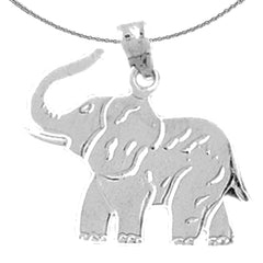 14K or 18K Gold Elephant Pendant