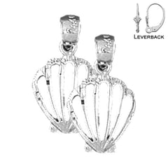 14K or 18K Gold Shell Earrings