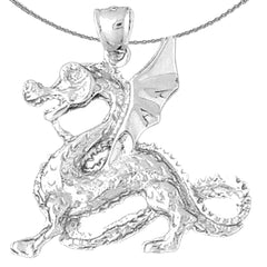 Colgante Dragón de Oro de 10K, 14K o 18K