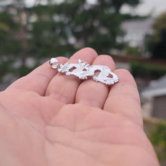 10K, 14K or 18K Gold Dragon Pendant