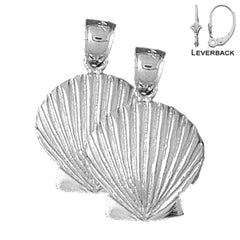 14K or 18K Gold Shell Earrings