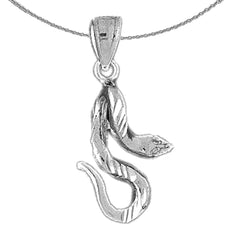 14K or 18K Gold Snake Pendant