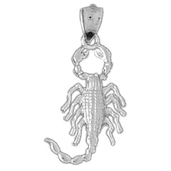 14K or 18K Gold Scorpion Pendant