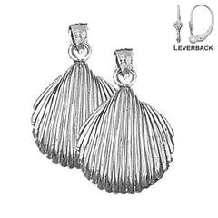 14K or 18K Gold Shell Earrings