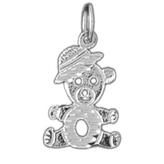 14K or 18K Gold Teddy Bear Pendant