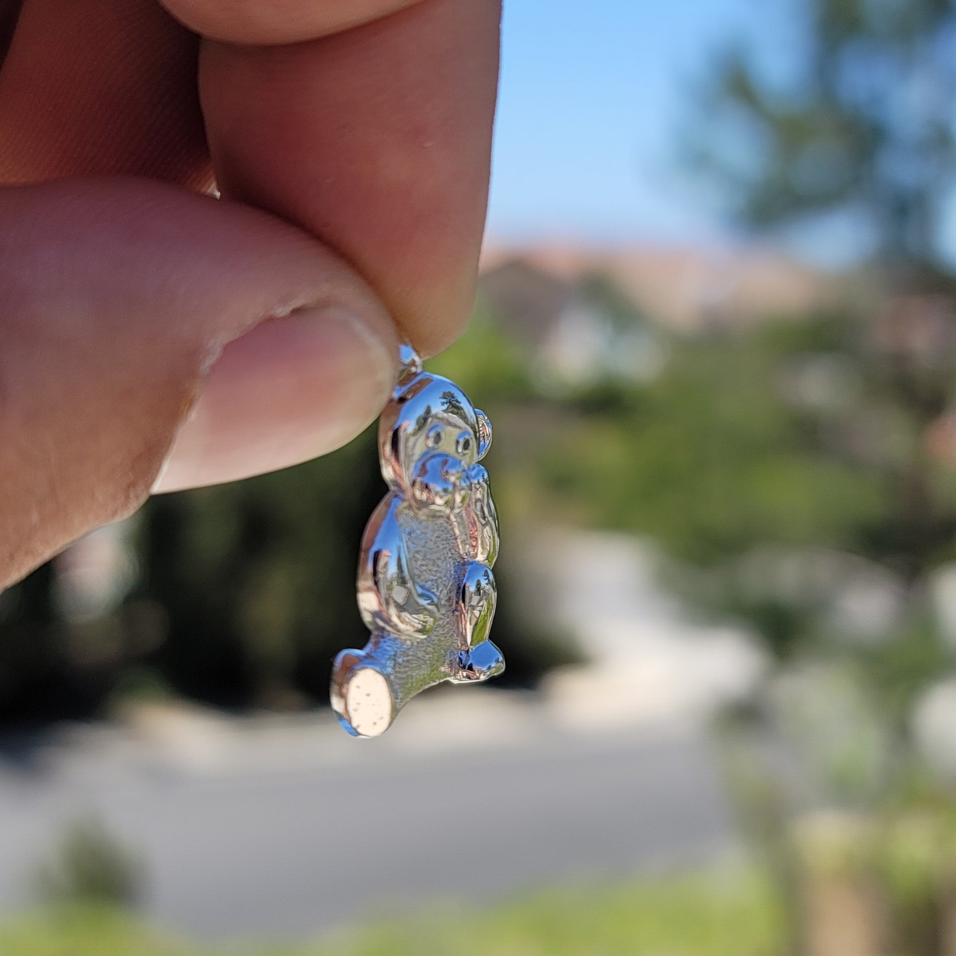 10K, 14K or 18K Gold Teddy Bear Pendant