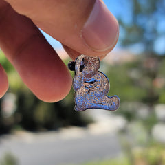 Colgante de osito de oro de 10K, 14K o 18K