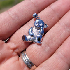 Colgante de osito de oro de 10K, 14K o 18K