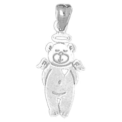 14K or 18K Gold Teddy Bear Pendant
