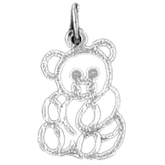 14K or 18K Gold Teddy Bear Pendant