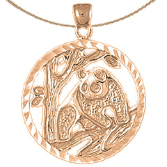 10K, 14K or 18K Gold Bear Pendant