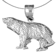 Braunbär-Anhänger aus 10 Karat, 14 Karat oder 18 Karat Gold