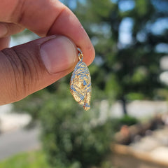 10K, 14K or 18K Gold Grizzly Bear Pendant