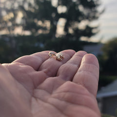 3D-Grizzlybär-Anhänger aus 10 Karat, 14 Karat oder 18 Karat Gold