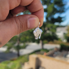 10K, 14K or 18K Gold Bison Pendant