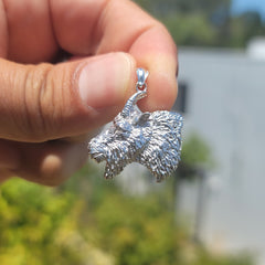 10K, 14K or 18K Gold Goat Pendant