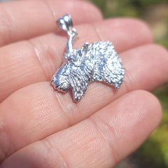 Ziegenanhänger aus 10 Karat, 14 Karat oder 18 Karat Gold