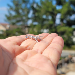 10K, 14K or 18K Gold Goat Pendant