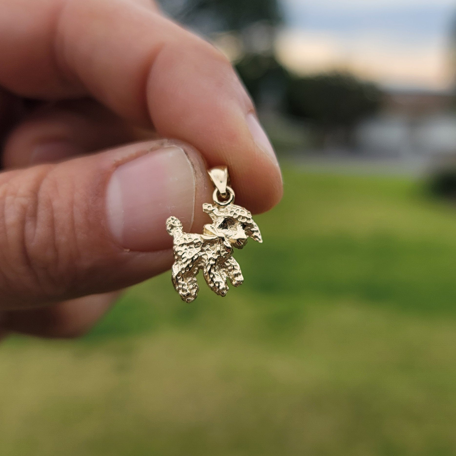 14K or 18K Gold Sheep Pendant