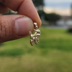 14K or 18K Gold Sheep Pendant