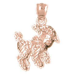 14K or 18K Gold Sheep Pendant