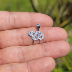 14K or 18K Gold Sheep Pendant