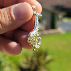 10K, 14K or 18K Gold Giraffe Pendant