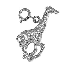 14K or 18K Gold Giraffe Pendant