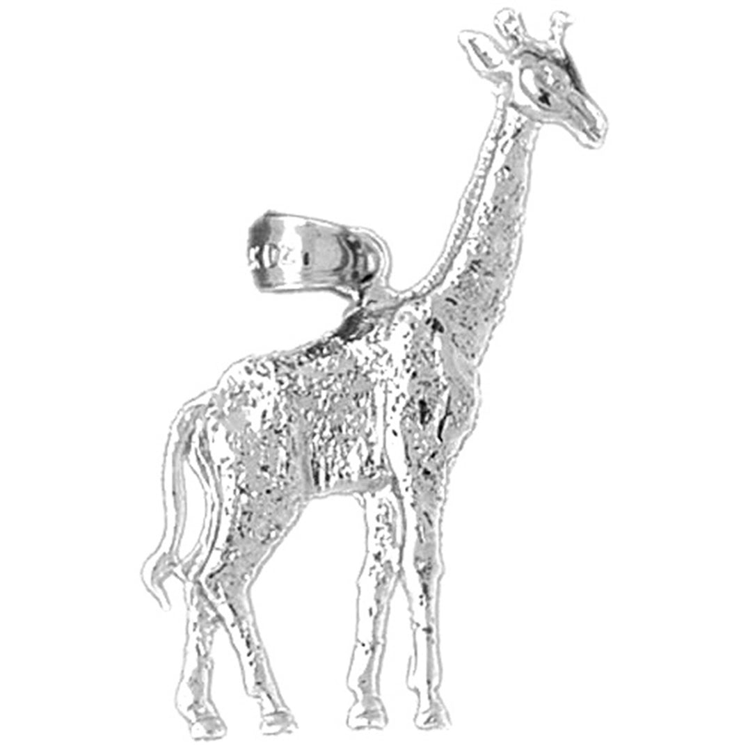 10K, 14K or 18K Gold Giraffe Pendant