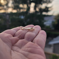 Giraffenanhänger aus 10 Karat, 14 Karat oder 18 Karat Gold