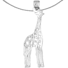 Giraffenanhänger aus 14 Karat oder 18 Karat Gold