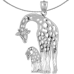 Giraffenanhänger aus 10 Karat, 14 Karat oder 18 Karat Gold