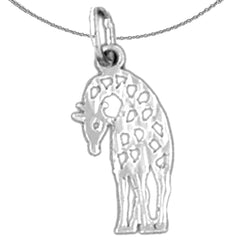 Giraffenanhänger aus 14 Karat oder 18 Karat Gold