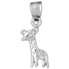 14K or 18K Gold Giraffe Pendant