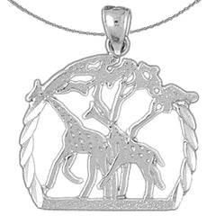 Giraffenanhänger aus 14 Karat oder 18 Karat Gold